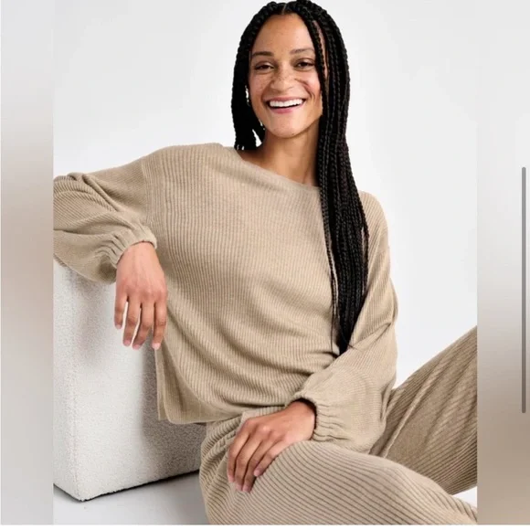 NWT Splendid Georgie Loungewear Sweater - Picture 4 of 9